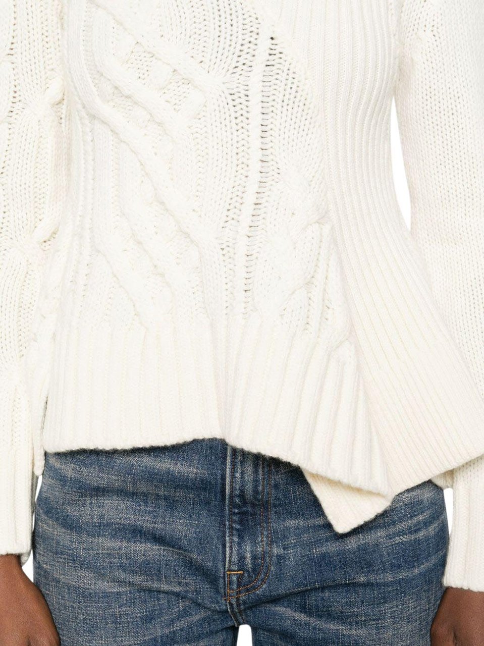 Sacai Sweaters White Wit