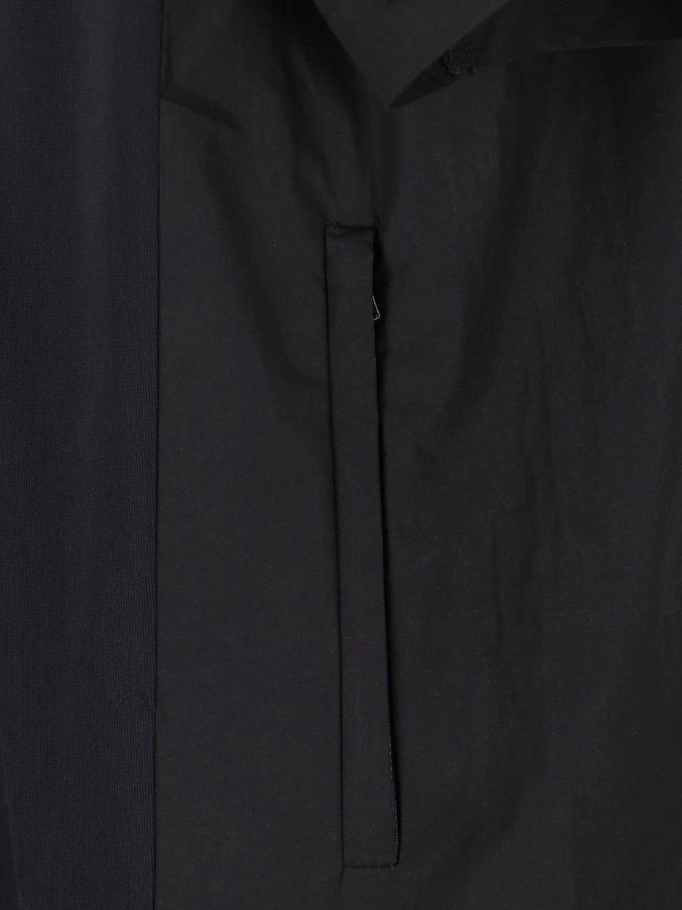 Sacai Minimalist Black T-Shirt With Crew Neckline And Short Sleeves Zwart