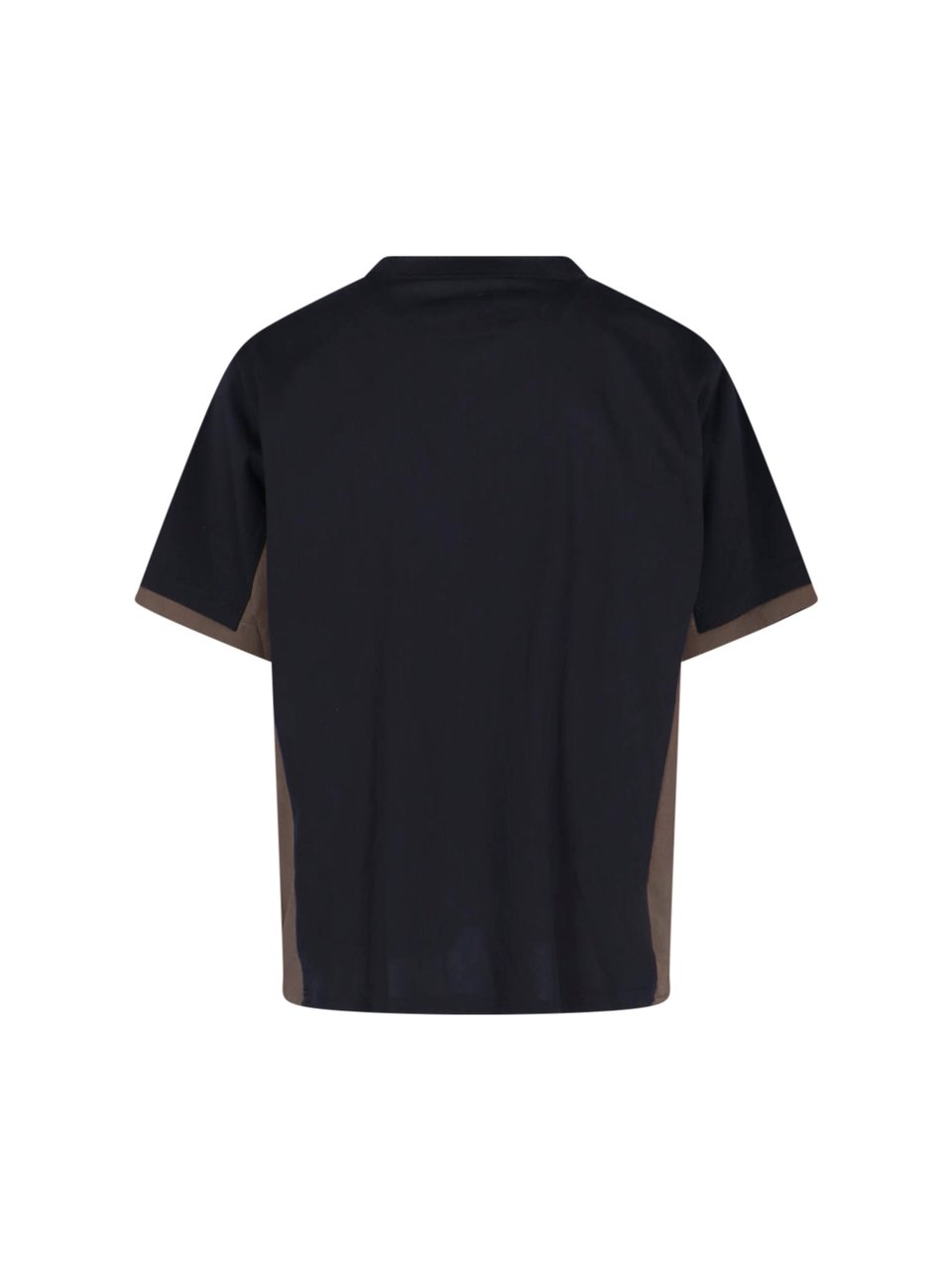 Sacai Minimalist White Crew Neck T-Shirt With Relaxed Fit Divers