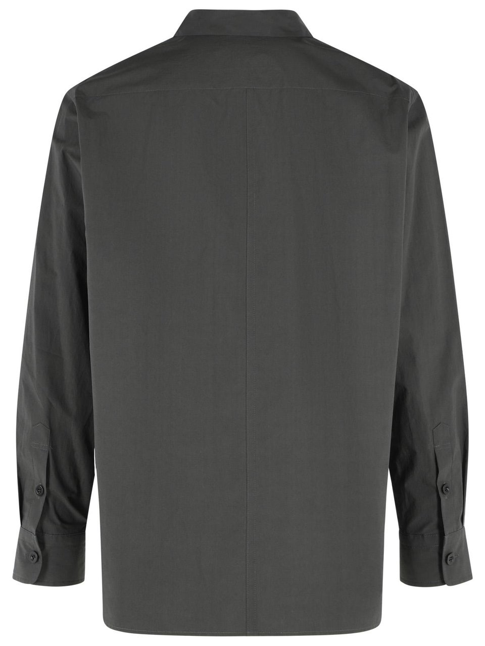 Sacai 'Typewriter' Green Cotton Shirt Grijs