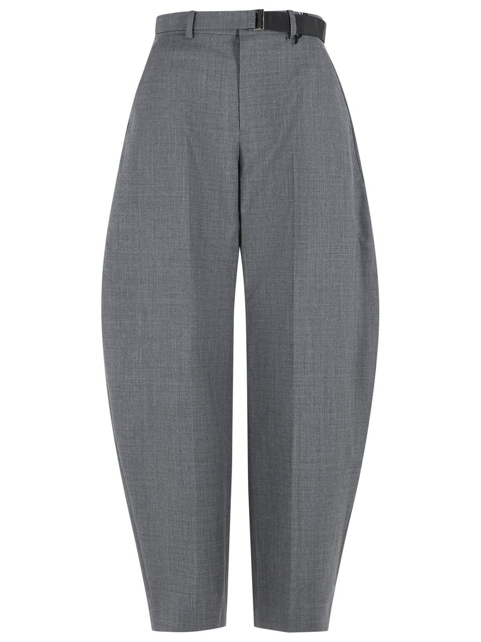 Sacai Grey Wool Trousers Grijs