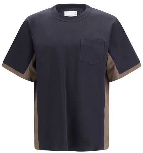 Sacai Black Cotton Sportswear Zwart