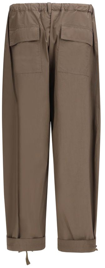 Sacai Sacai Brown Cotton Casual Pants Bruin
