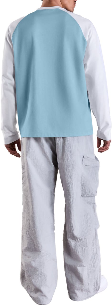 Saint Blanc Blend Logo Raglan Longsleeve Blauw
