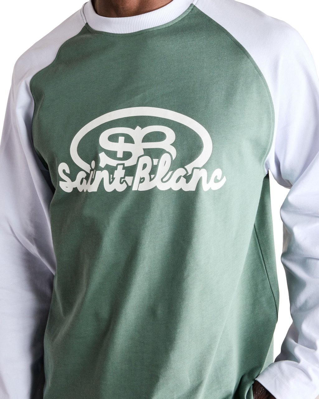 Saint Blanc Blend Logo Raglan Longsleeve Groen