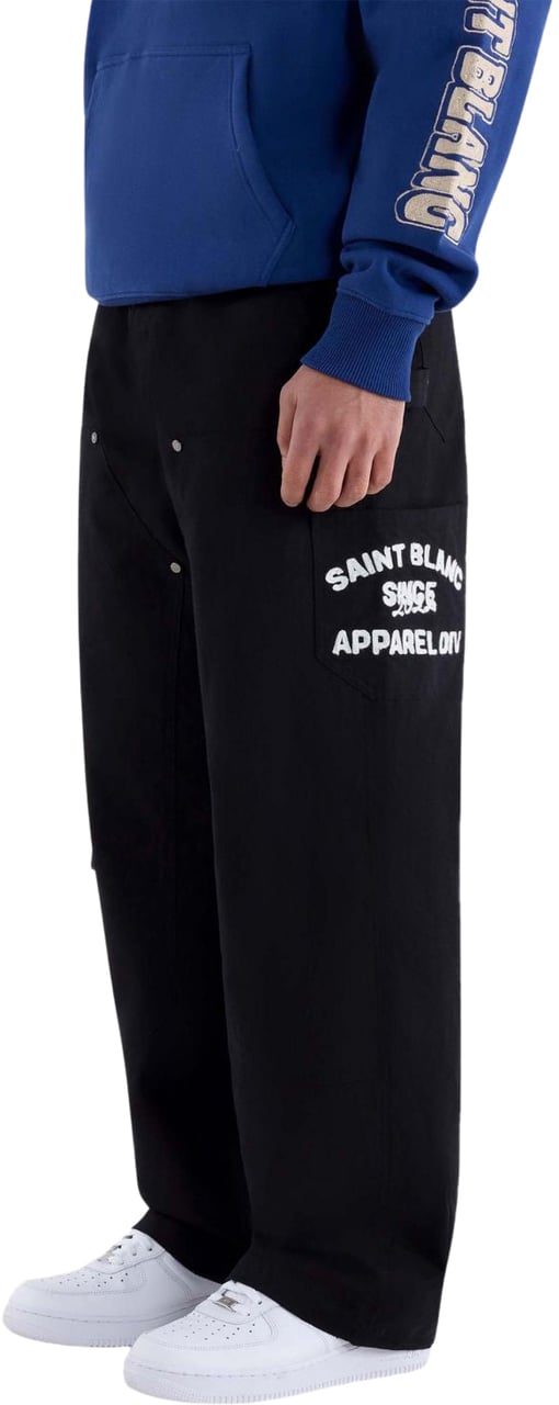 Saint Blanc Double Knee Carter Pants Zwart