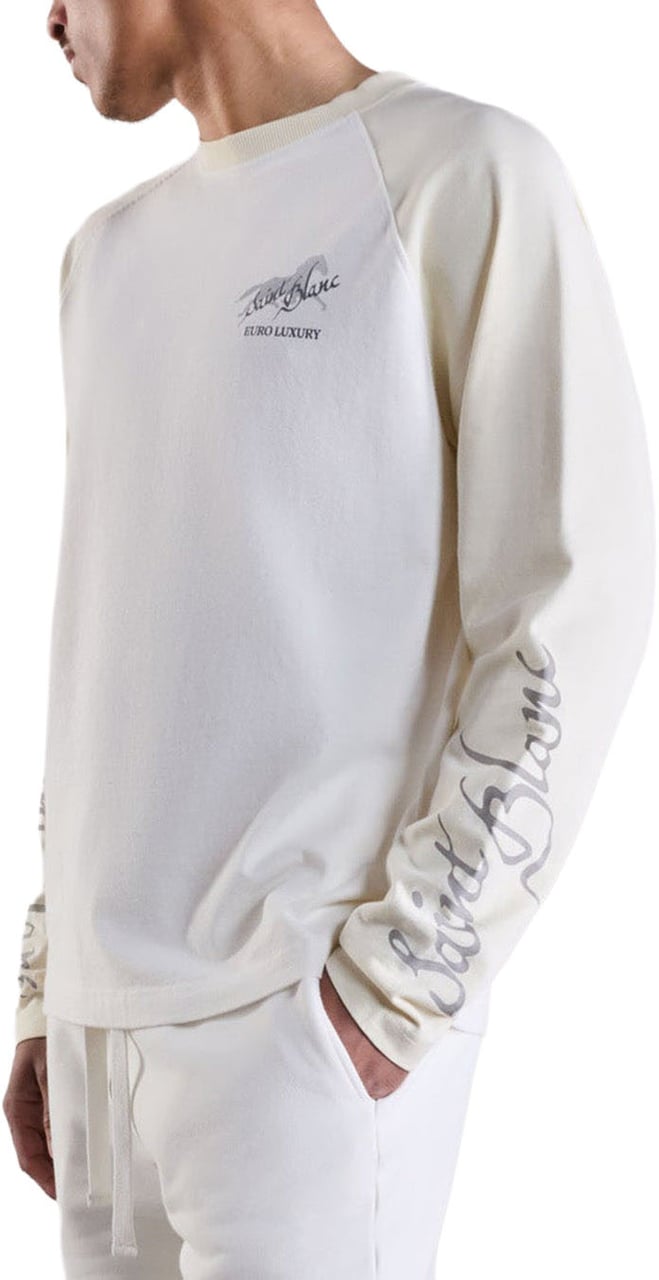 Saint Blanc Euro Luxury Raglan Longsleeve Wit
