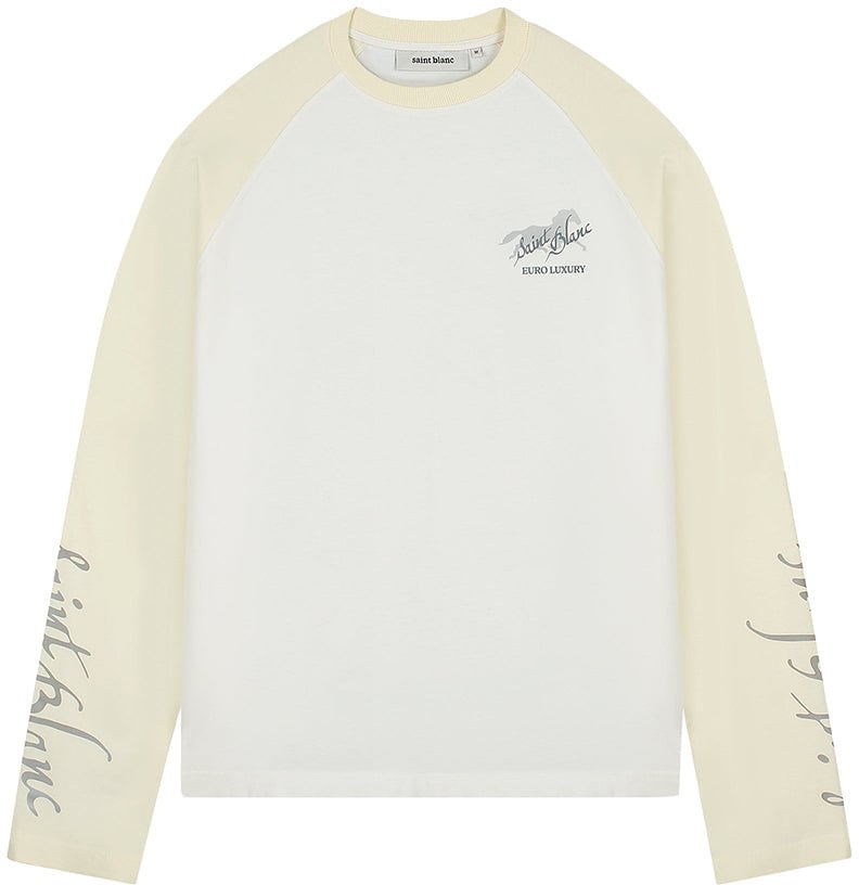 Saint Blanc Euro Luxury Raglan Longsleeve Wit
