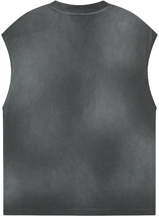Saint Blanc Euro Luxury Sleeveless T-Shirts Zwart