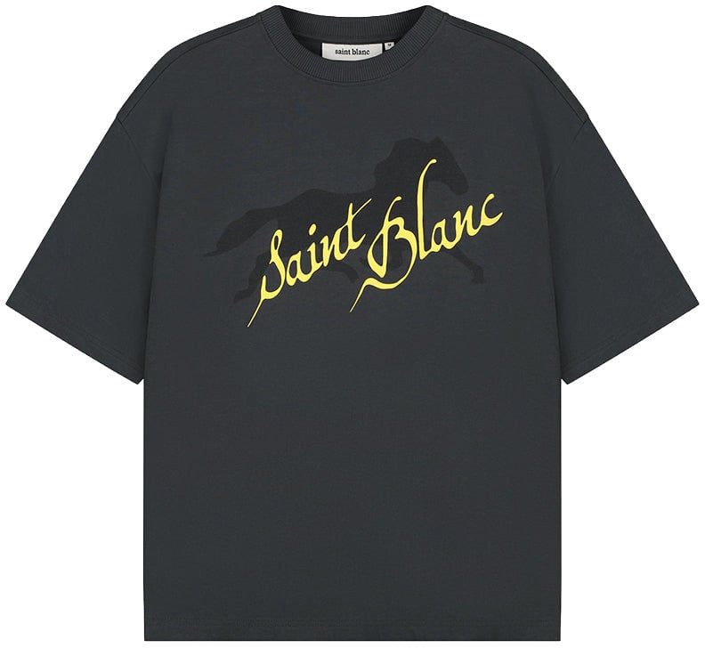 Saint Blanc Gallop T-Shirt Zwart