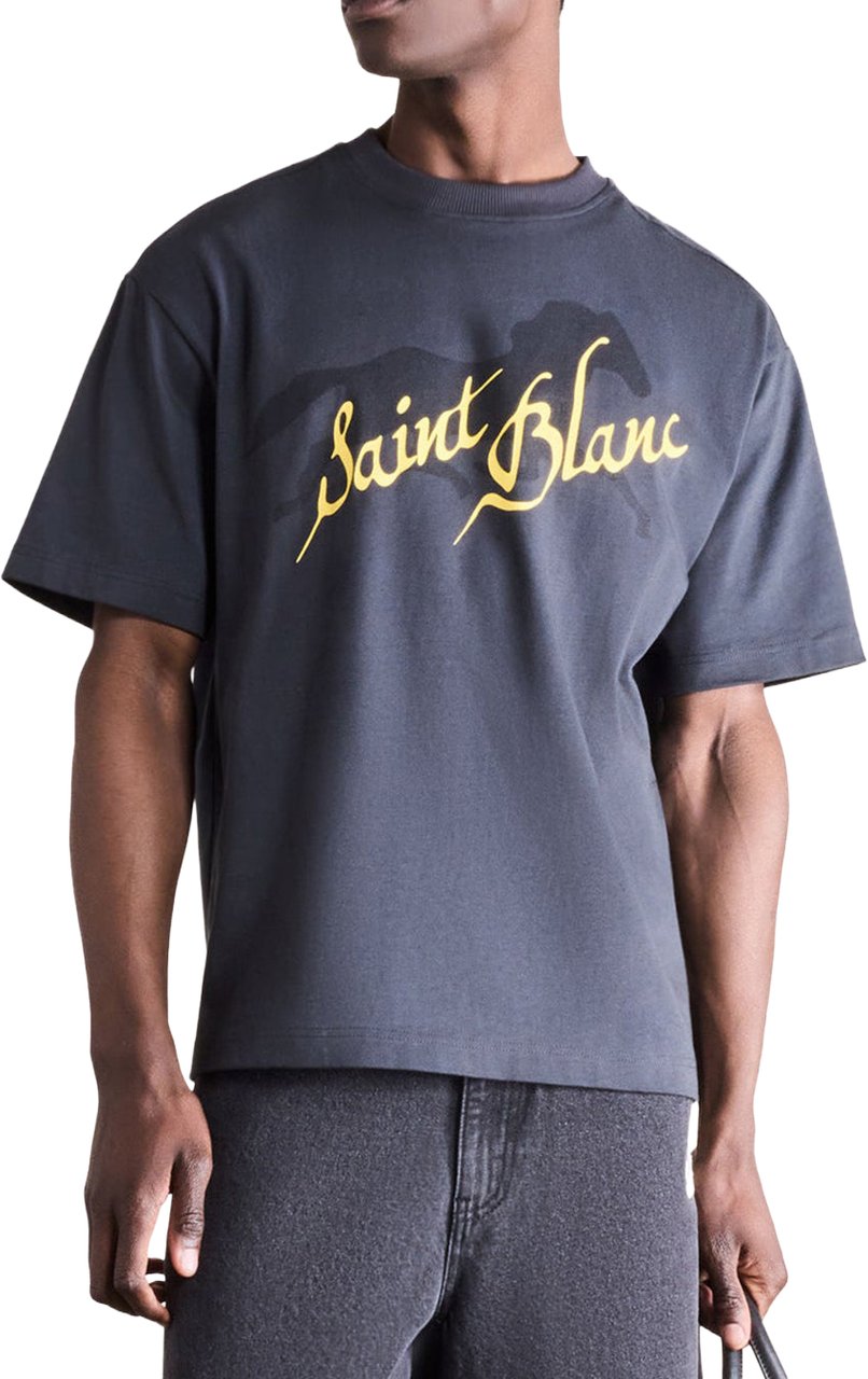 Saint Blanc Gallop T-Shirt Zwart