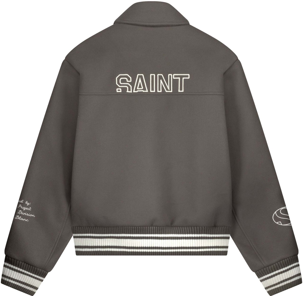 Saint Blanc Presented Varsity Jacket Wit