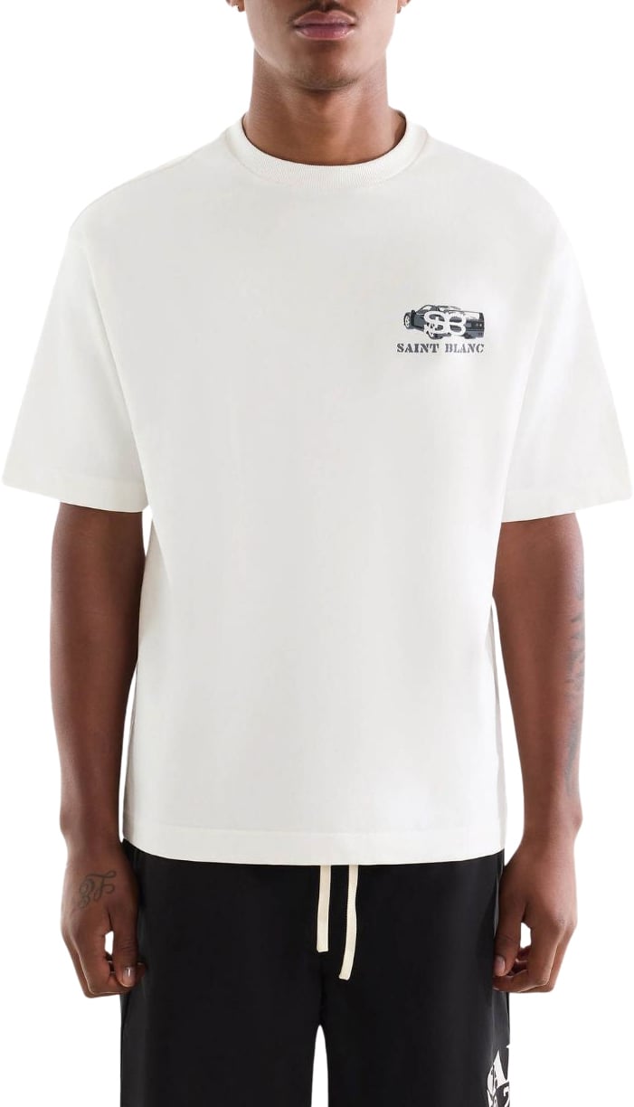 Saint Blanc Signature Garage T-Shirt Wit