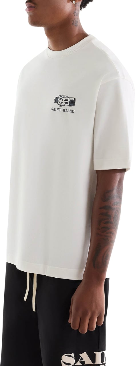 Saint Blanc Signature Garage T-Shirt Wit