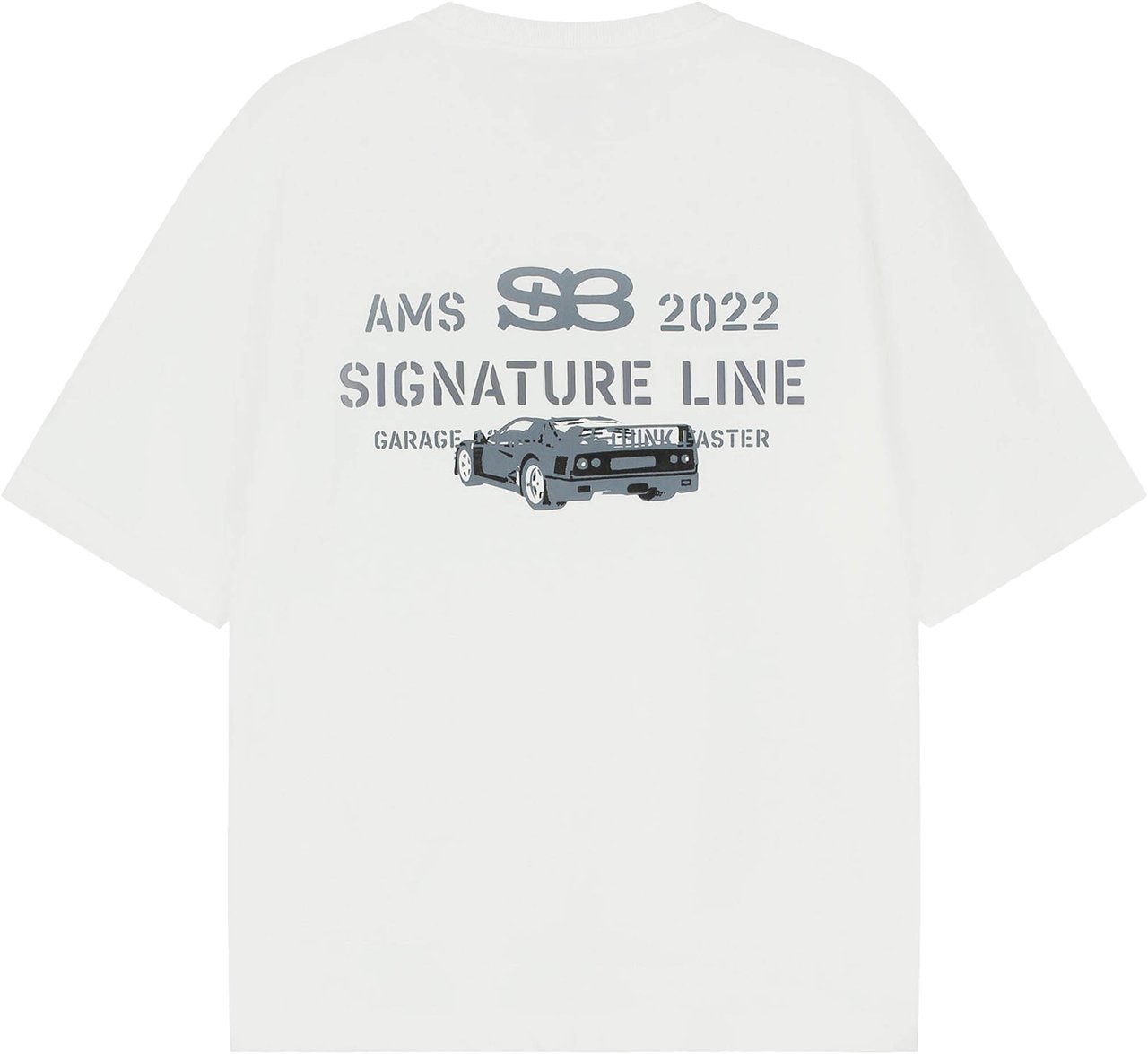 Saint Blanc Signature Garage T-Shirt Wit