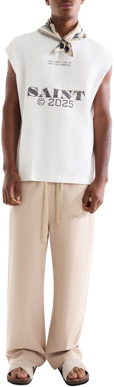 Saint Blanc Stitched Broek Grijs