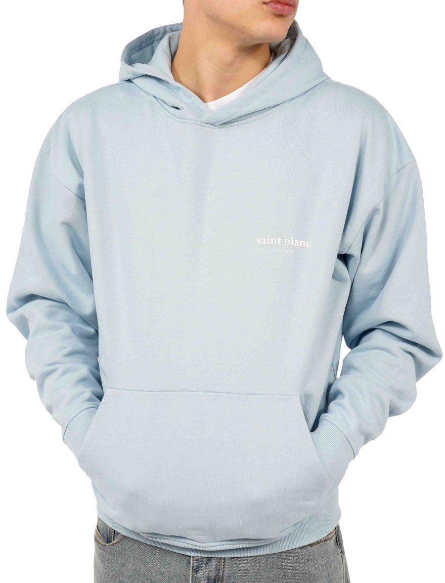 Saint Blanc Hoodie Baby Blue Blauw