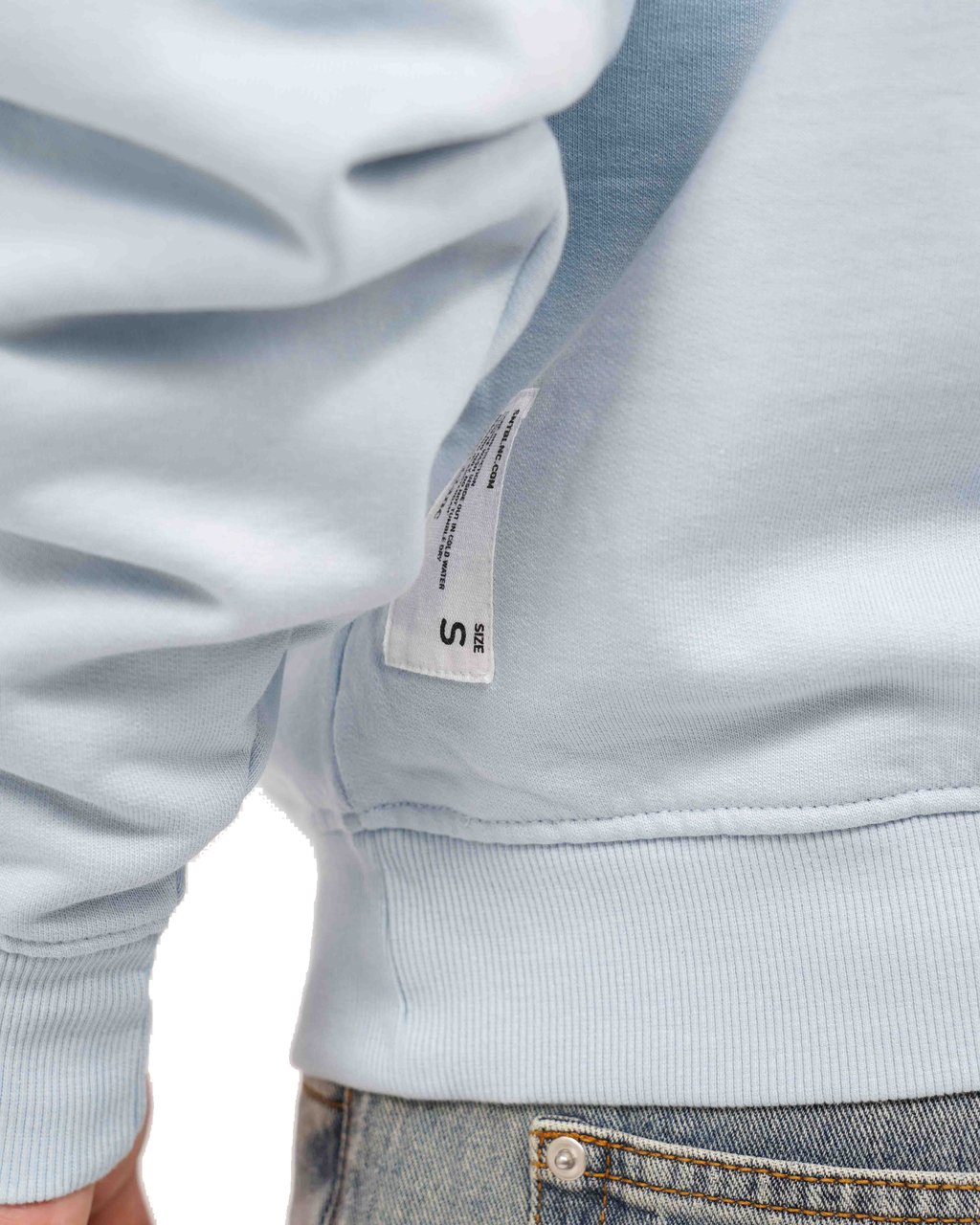 Saint Blanc Hoodie Baby Blue Blauw
