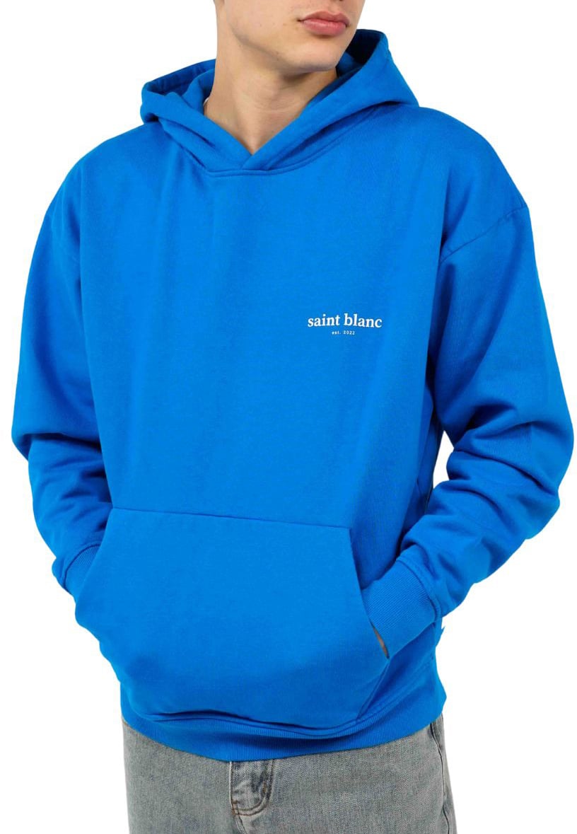 Saint Blanc Hoodie Blauw Blauw