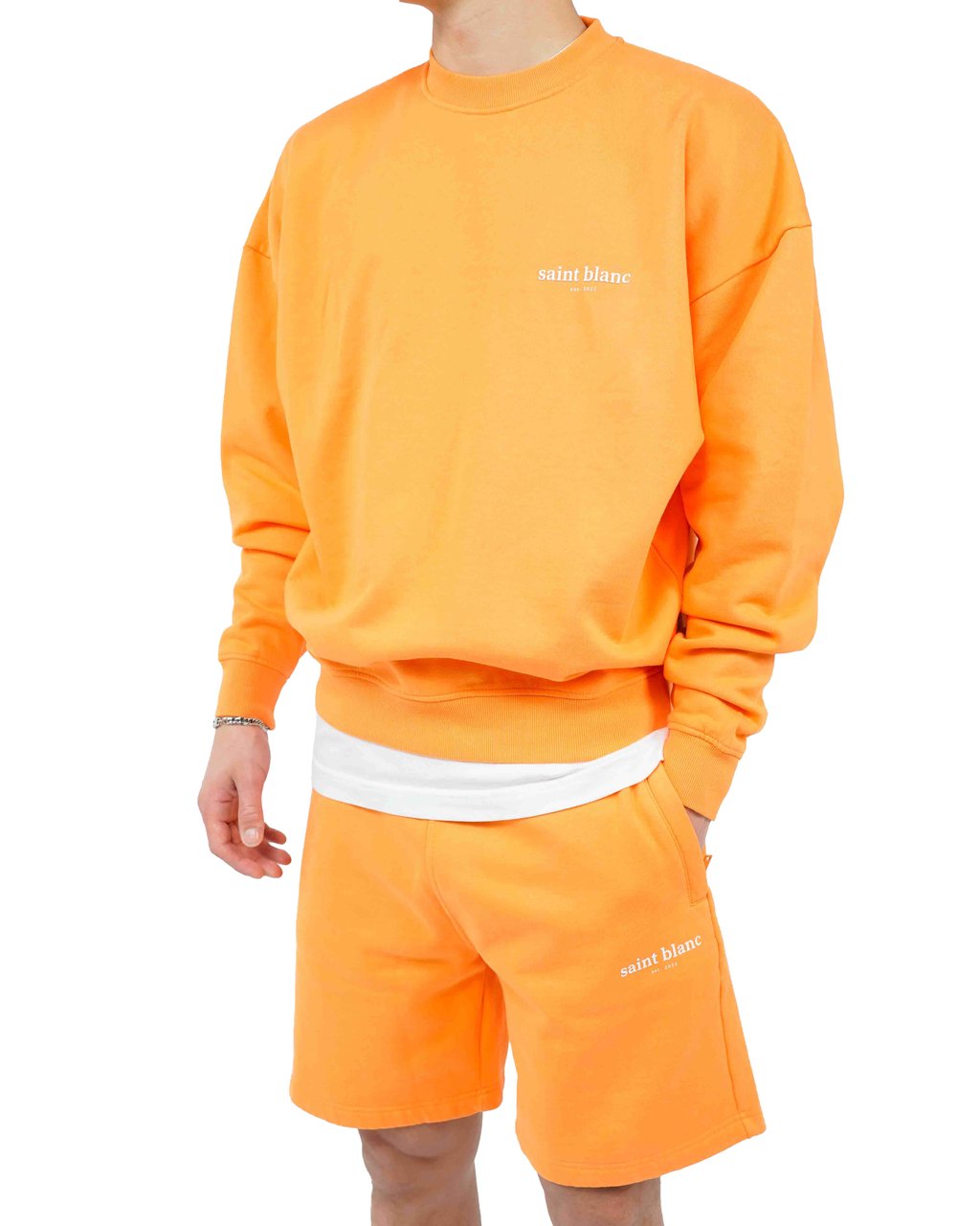 Saint Blanc Shorts Orange Oranje