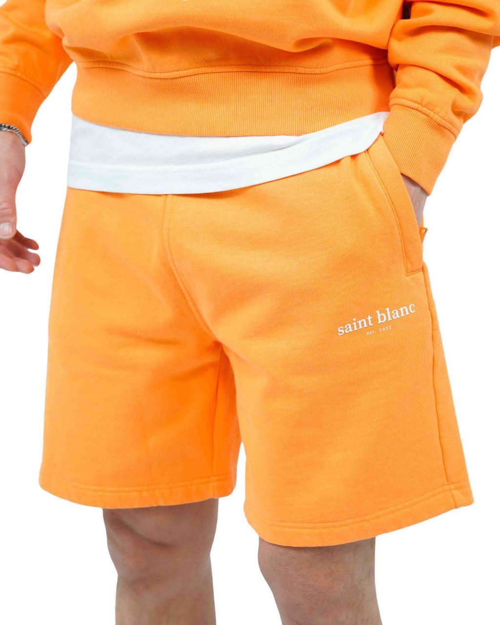 Saint Blanc Shorts Orange Oranje