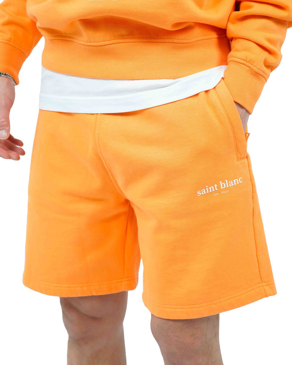 Saint Blanc Shorts Orange Oranje