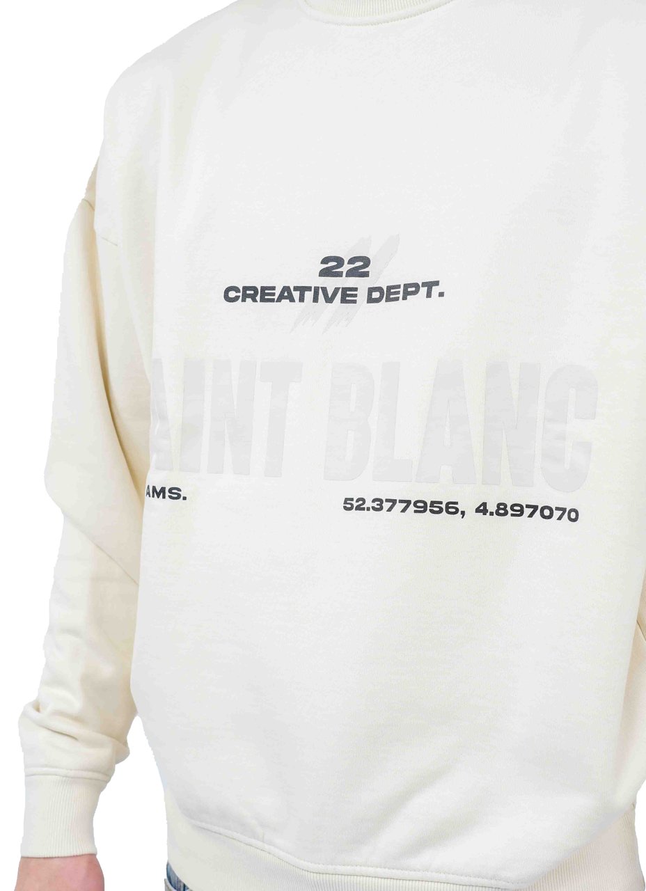 Saint Blanc Sweater Beige Print Beige