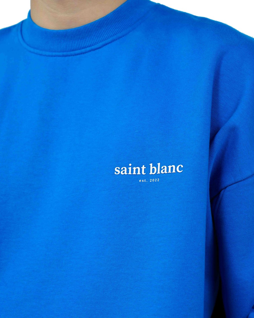 Saint Blanc Sweater Blauw Blauw