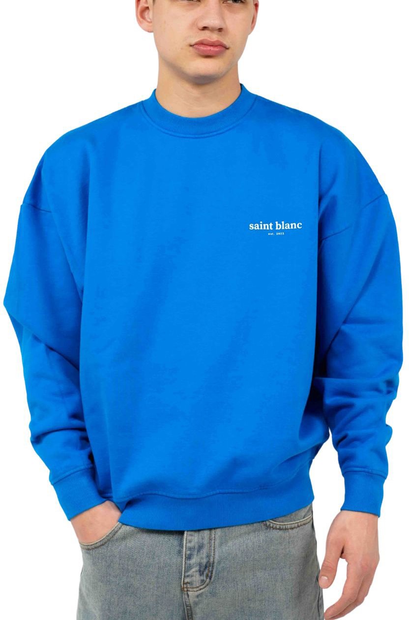 Saint Blanc Sweater Blauw Blauw