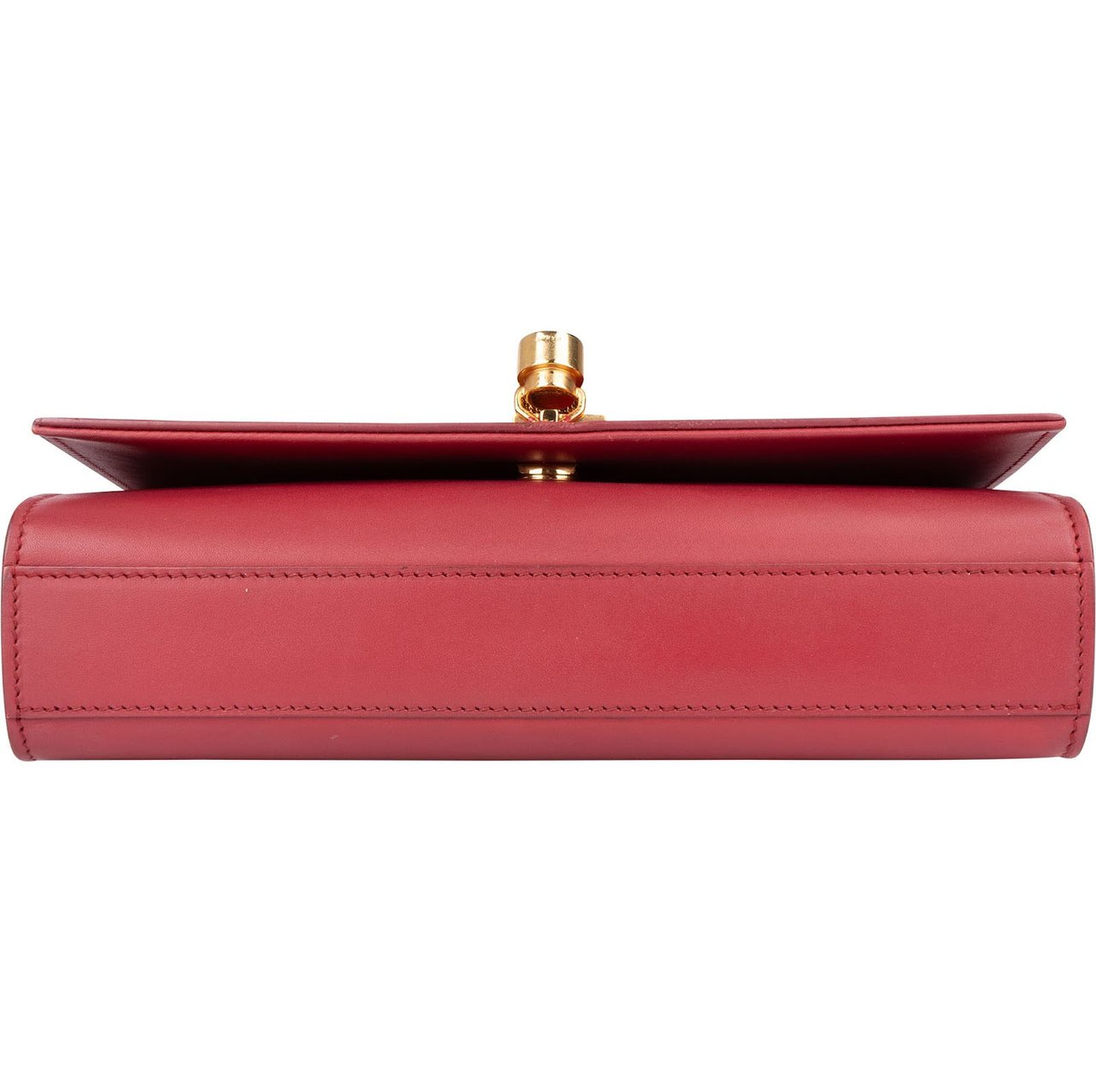 Saint Laurent Saint Laurent Leather Kate Tassel Chain Crossbody Bag Rood