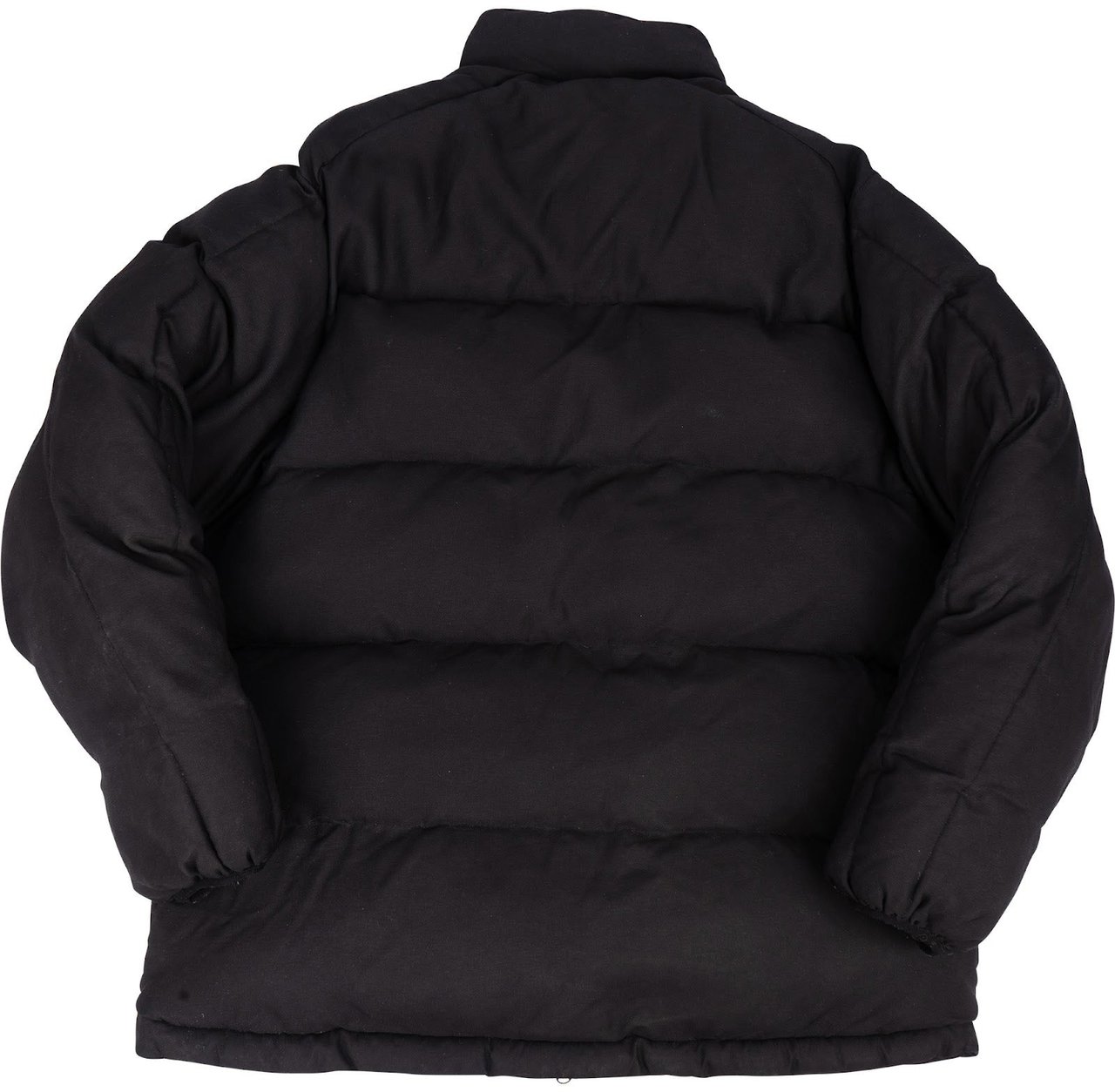 Saint Laurent Yves Saint Laurent Lauren Black Puffer Down Jacket (XXL) Zwart