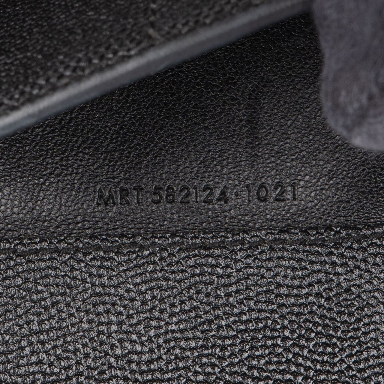 Saint Laurent Saint Laurent Grain de Poudre Leather Uptown Wallet Zwart