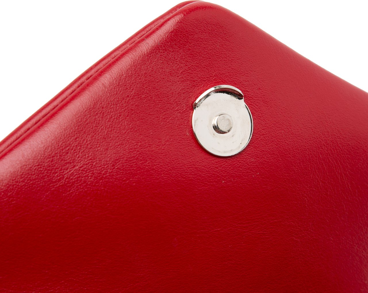 Saint Laurent Small Leather Monogram Loulou Crossbody Rood