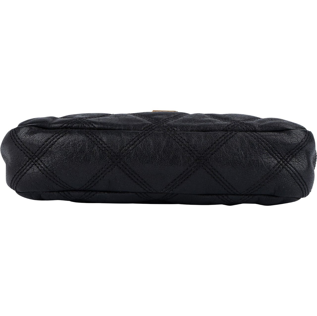 Saint Laurent Saint Laurent Black Quilted Leather Becky Crossbody Bag Zwart