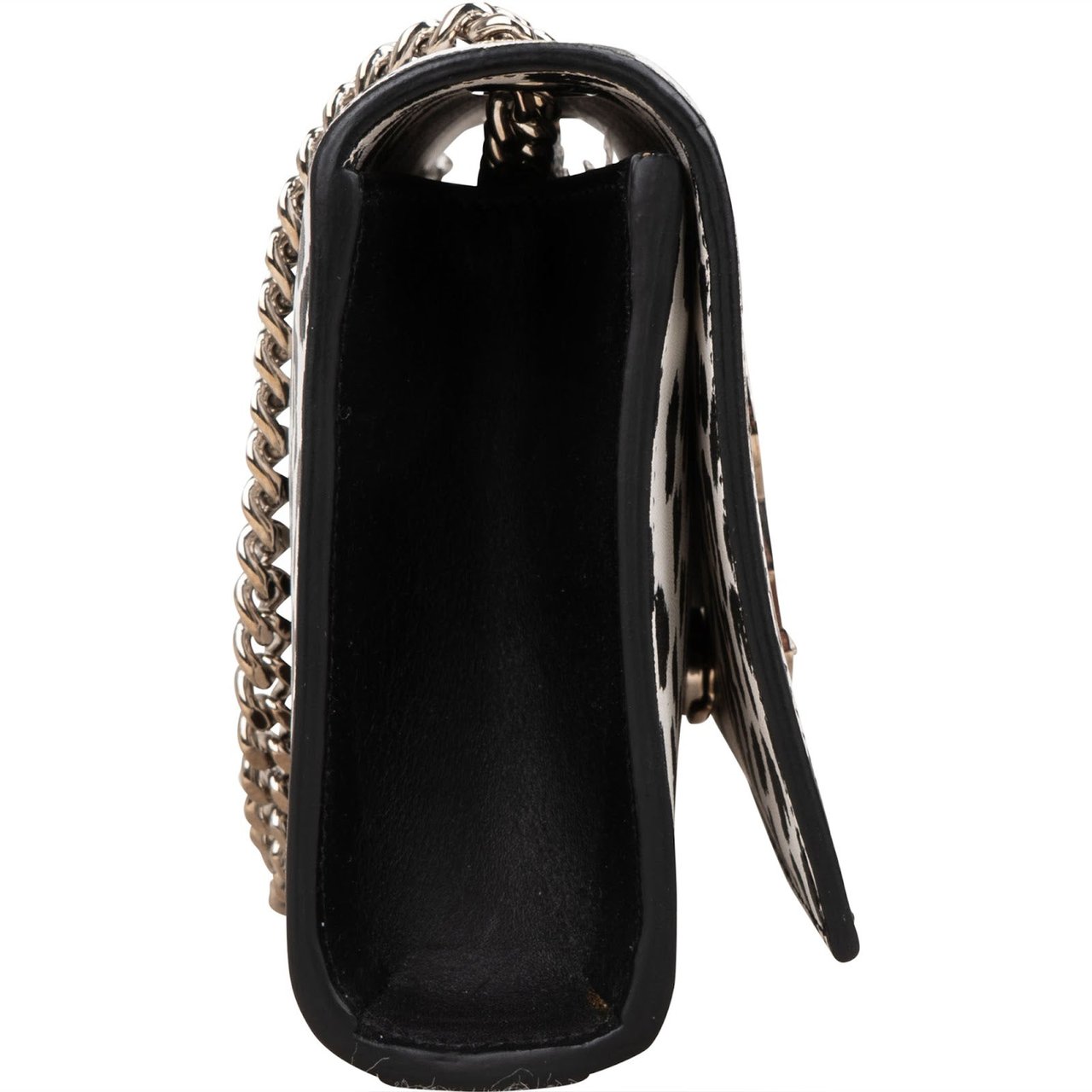 Saint Laurent Saint Laurent Leopard Print Mini Kate Crossbody Bag Wit