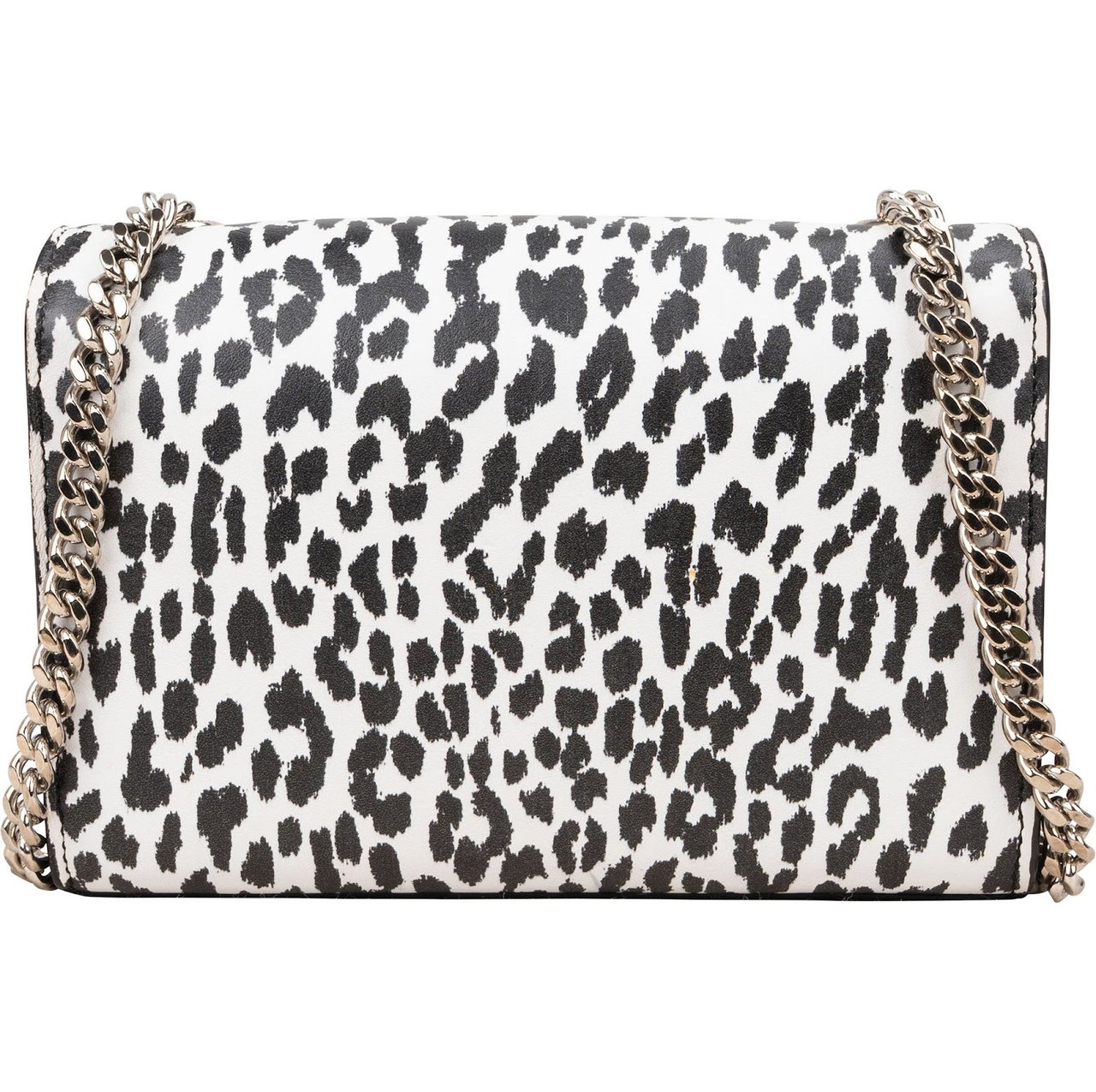 Saint Laurent Saint Laurent Leopard Print Mini Kate Crossbody Bag Wit