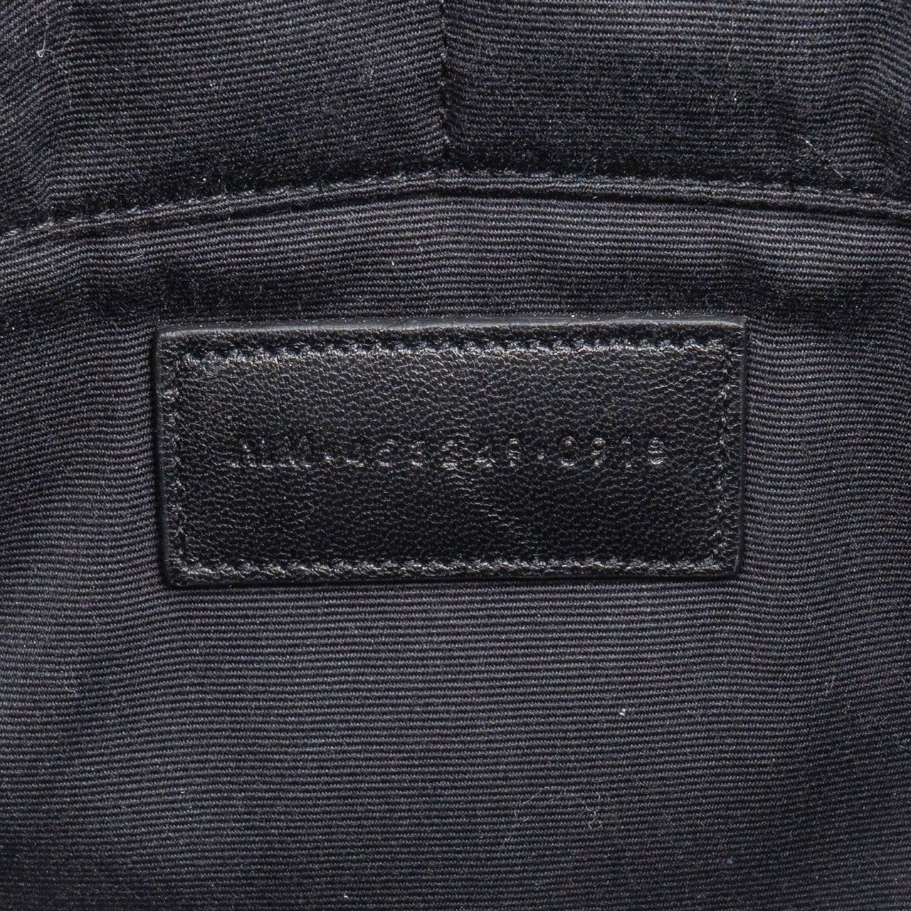 Saint Laurent Saint Laurent Black Leather Clutch Zwart