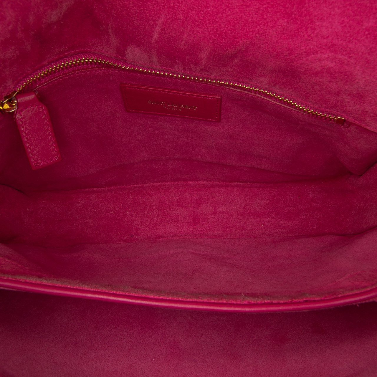 Saint Laurent Leather Chyc Y Ligne Crossbody Roze