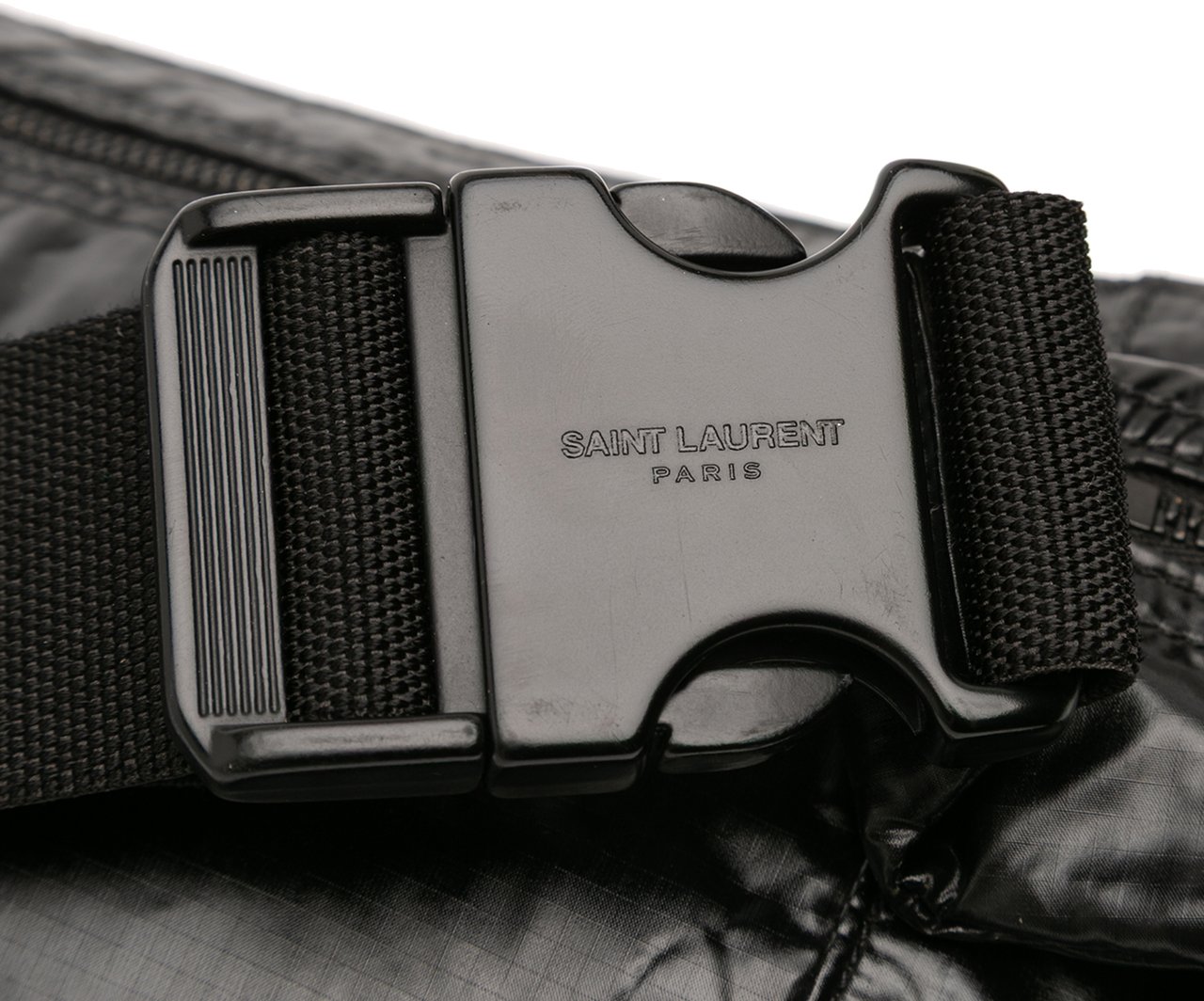 Saint Laurent Nylon Nuxx Belt Bag Zwart