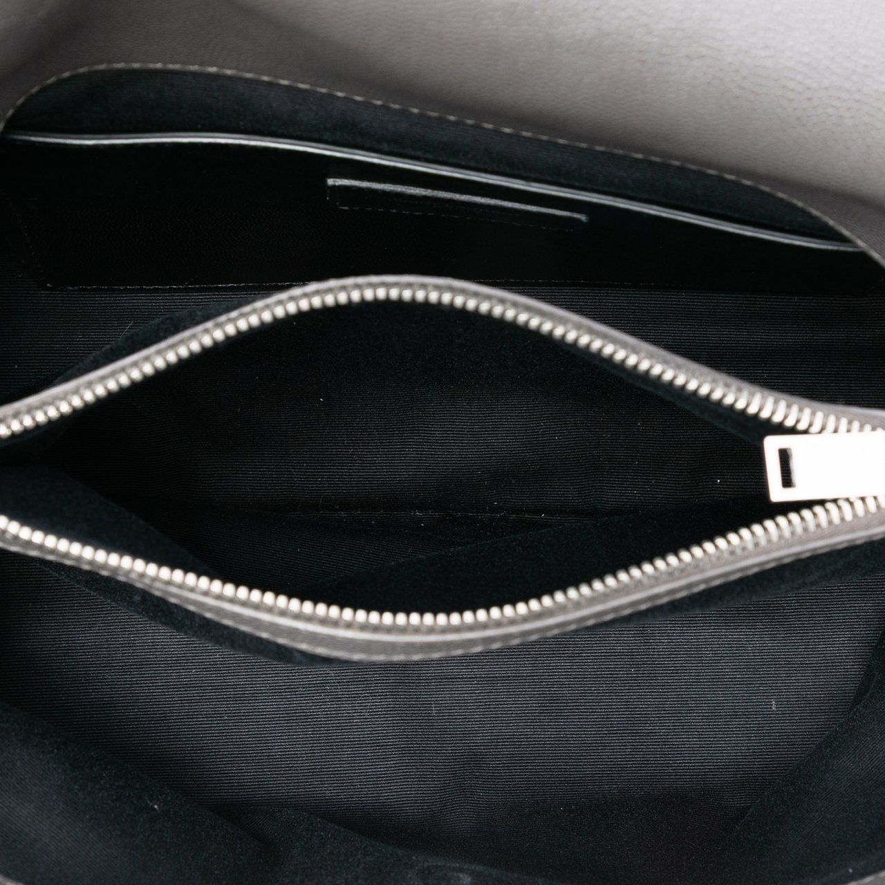 Saint Laurent Medium Grain De Poudre West Hollywood Crossbody Grijs