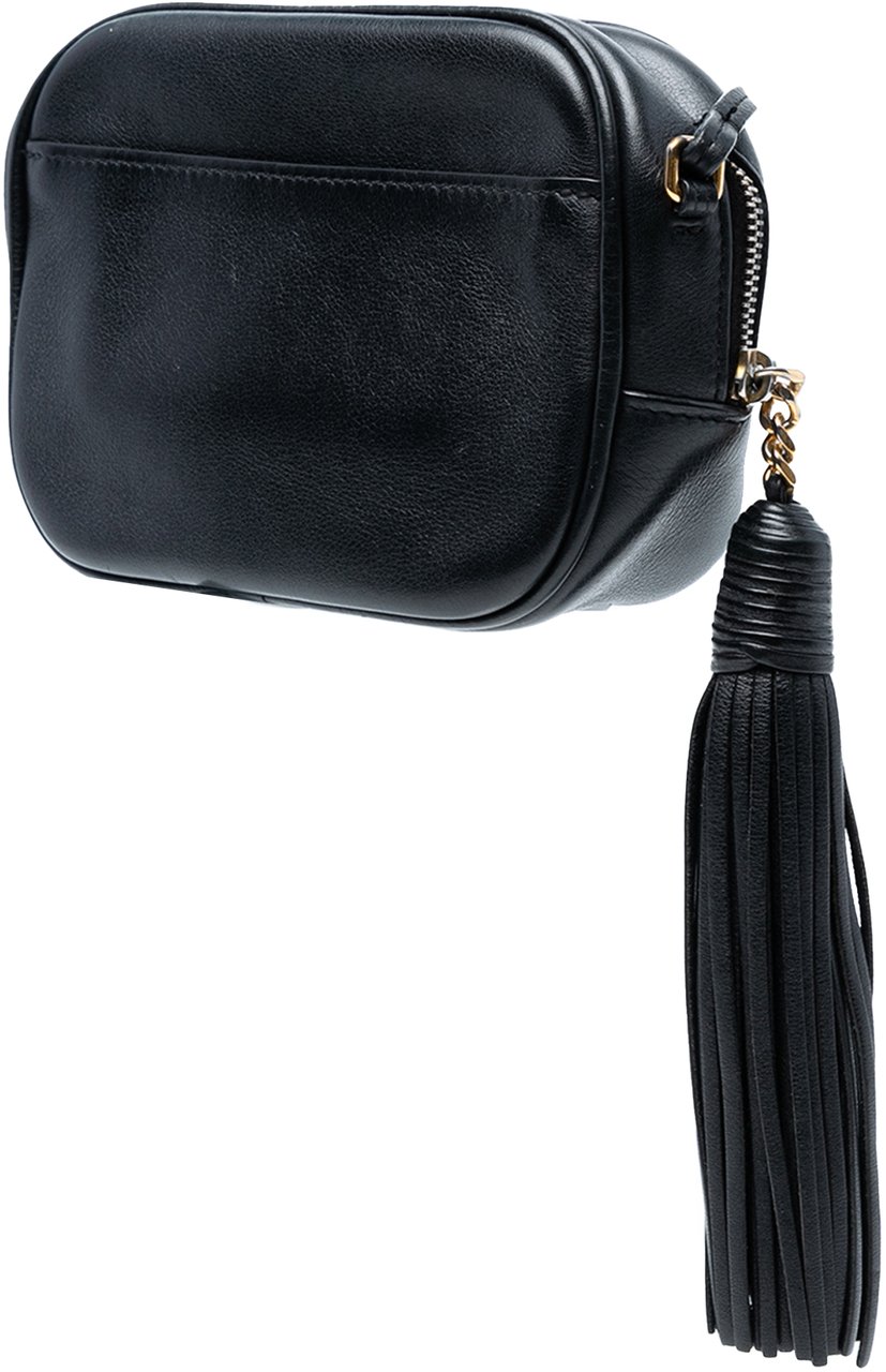 Saint Laurent Calfskin Monogram Blogger Bag Zwart