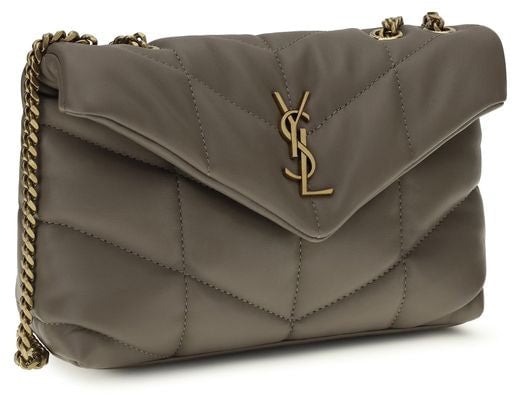 Saint Laurent Saint Laurent Gray Lamb Ovis Aries Aries Shoulder Bag Grijs