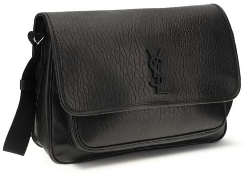 Saint Laurent Saint Laurent Black Calf Leather Bos Taurus Wallet Zwart