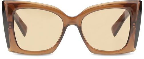 Saint Laurent Saint Laurent Brown Nylon Sunglasses Bruin