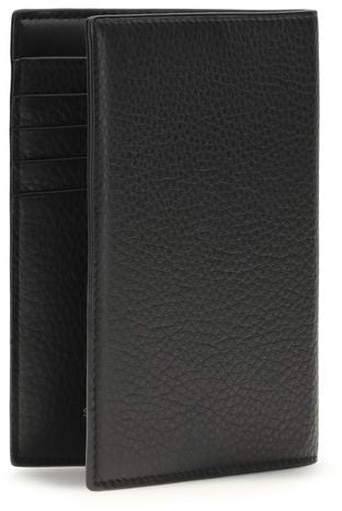 Saint Laurent Saint Laurent Black Calf Leather Bos Taurus Wallet Zwart
