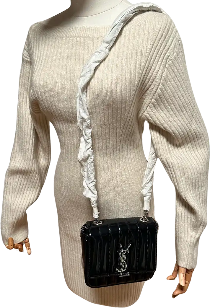 Saint Laurent Saint Laurent YSL Vicky Small patent leather / unworn Divers