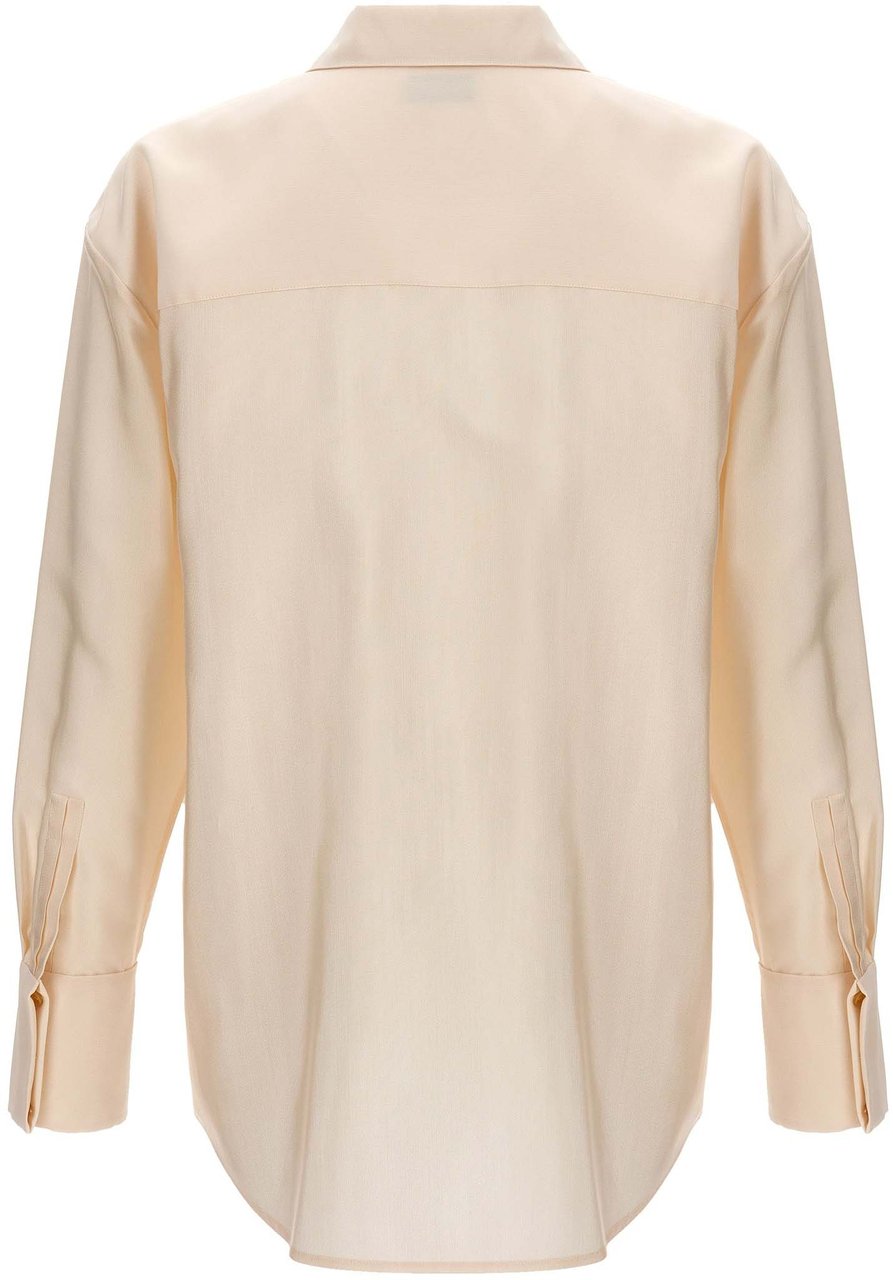 Saint Laurent Beige Acetate Blouse Beige