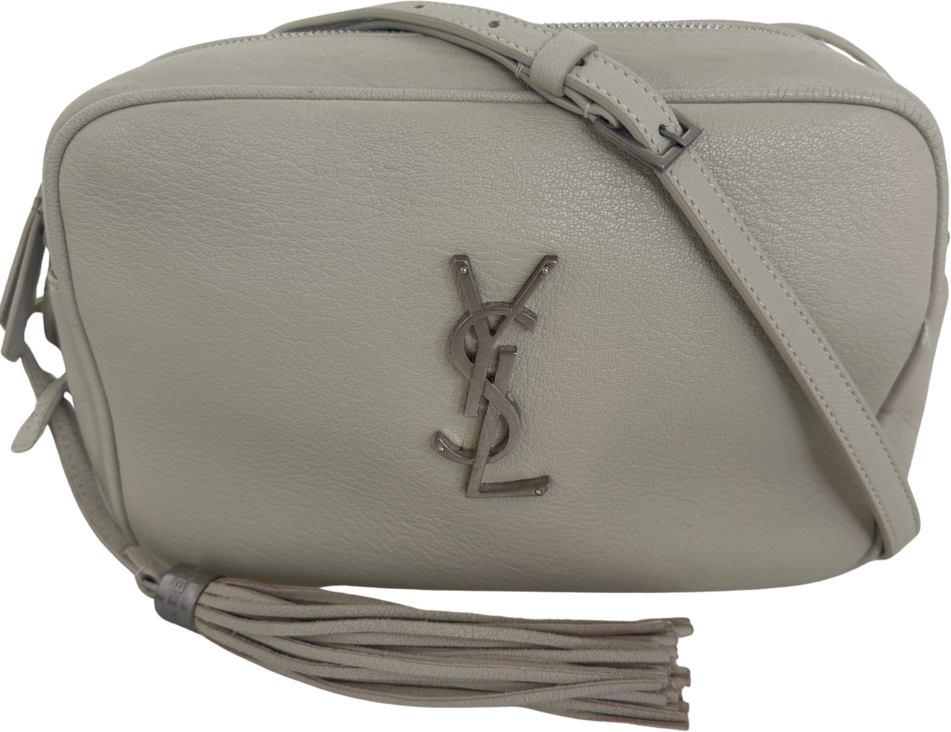 Saint Laurent Yves Saint Laurent Lou Camera Bag Cream White / good Wit