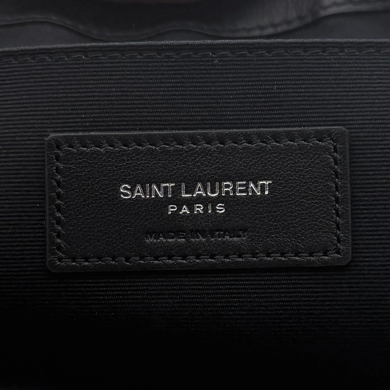 Saint Laurent Saint Laurent Cassandre Matelassé quilted leather document holder Black / very good Zwart