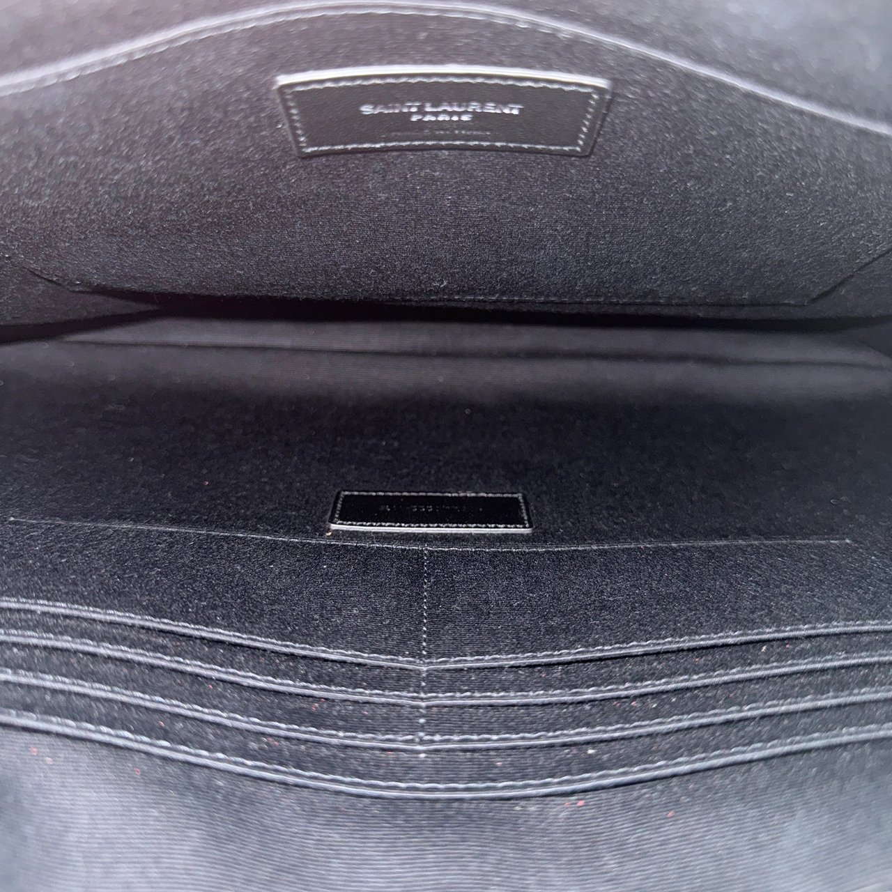 Saint Laurent Saint Laurent Cassandre Matelassé quilted leather document holder Black / very good Zwart